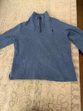 Ralph Lauren Light Blue Quarter-Zip Pullover